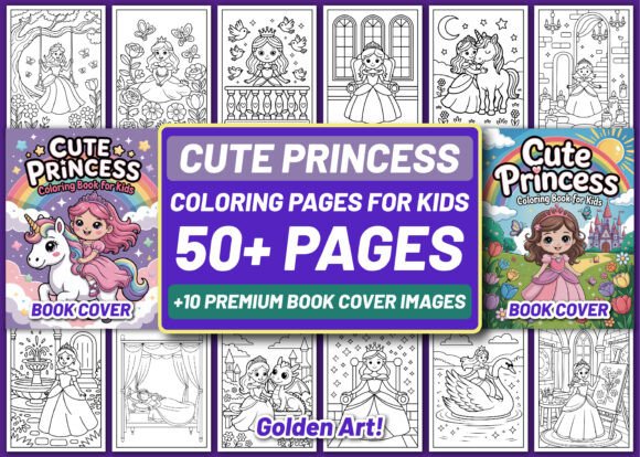 50 Cute Princess Coloring Pages for Kids: A Strategic Tool for Creativity and Learning