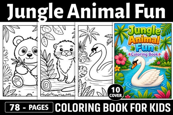 Jungle Animal Coloring Book for Kids: A Creative and Educational Tool for Young Explorers