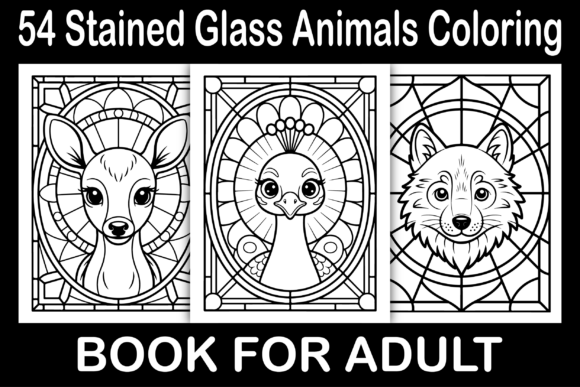 Stained Glass Animals Coloring Book: A Creative Tool for All Ages