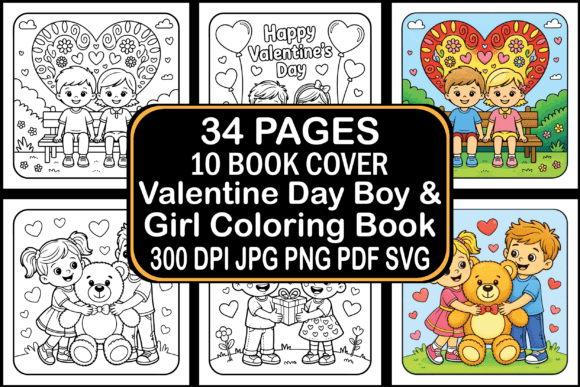 Valentine Day Boy Girl Coloring Book: Why This Niche Interior Bundle Is Reshaping KDP and POD Opportunities