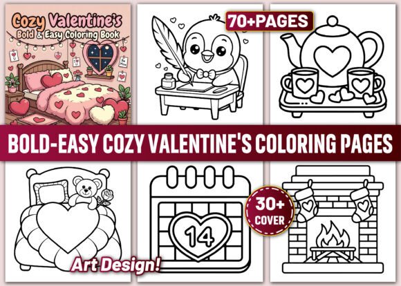 Why Cozy Valentine’s Bold Easy Coloring Pages Are Taking Over the Creative World